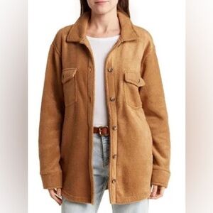 Thread & Supply Shacket in Toasted Coconut